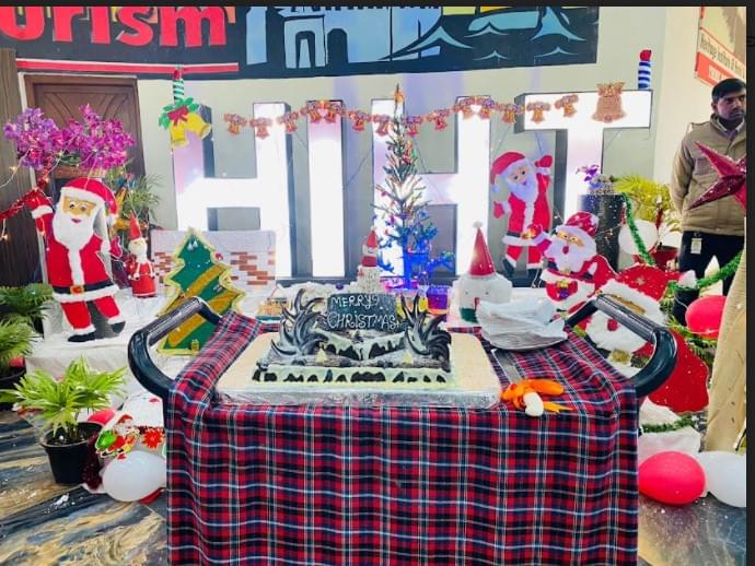 Heritage Institute of Hotel and Tourism Agra 24th Dec 2021 Christmas photo 9